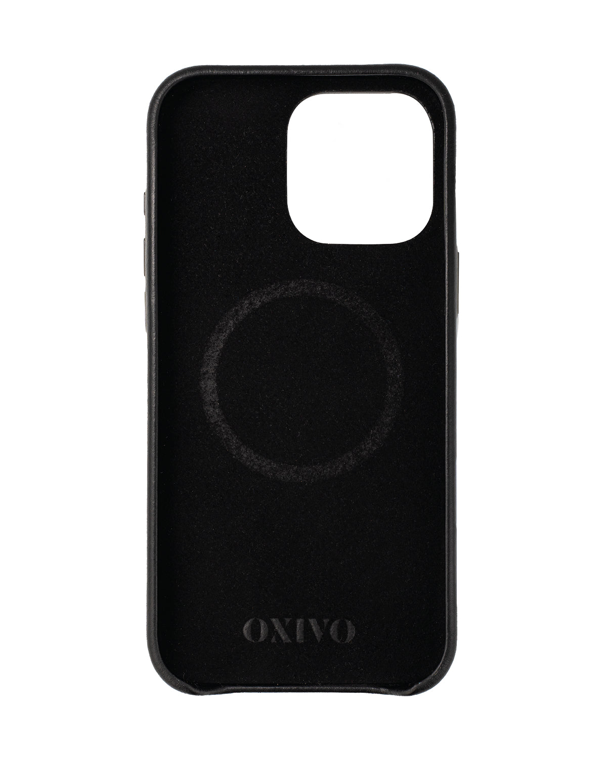 Full Grain Leather Black iPhone 16 Pro Max Case