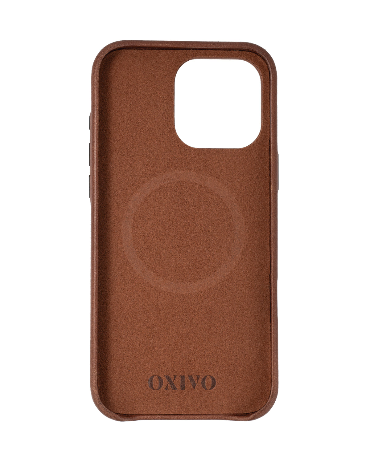 Full Grain Leather Brown iPhone 16 Pro Max Case