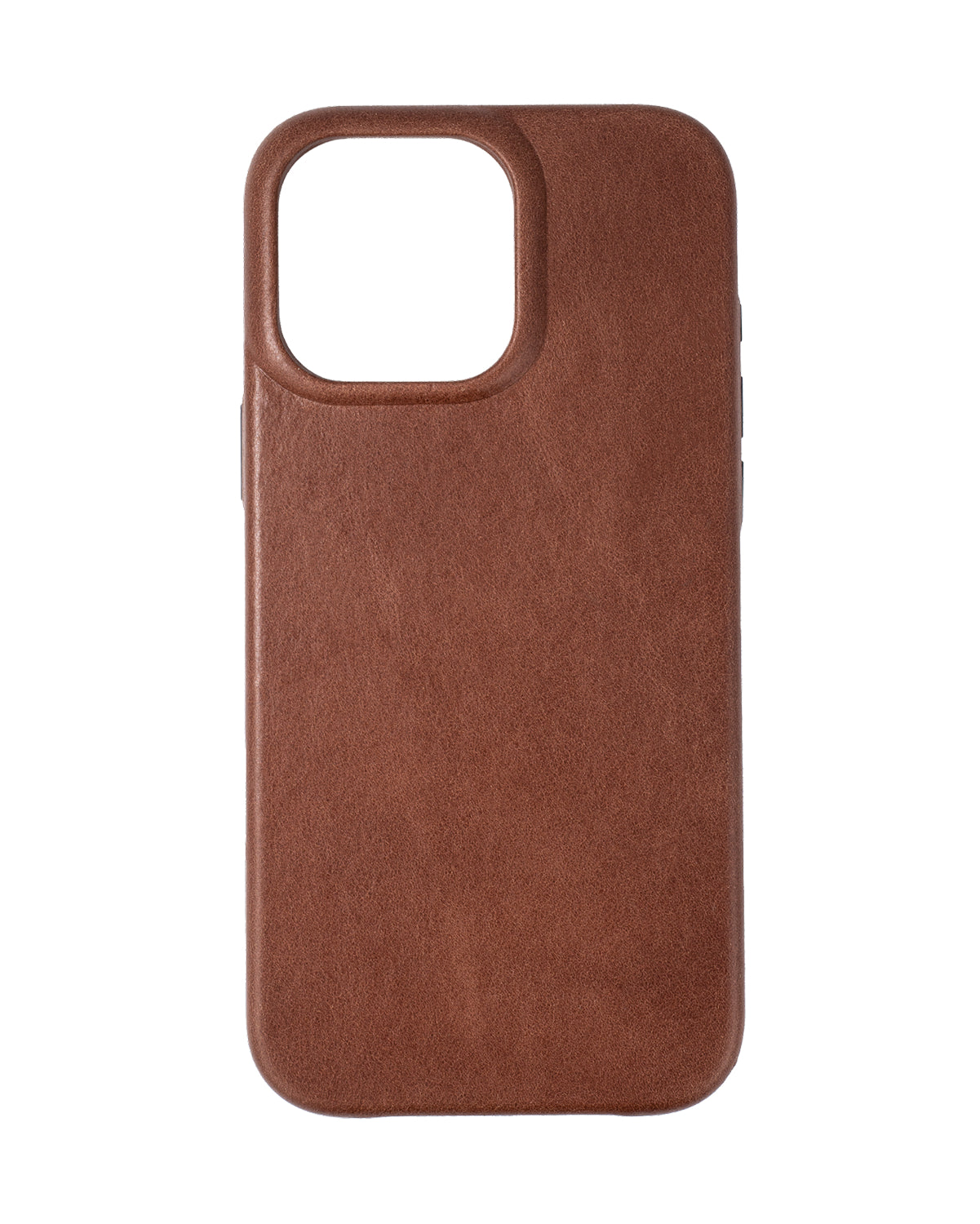 Full Grain Leather Brown iPhone 16 Pro Max Case